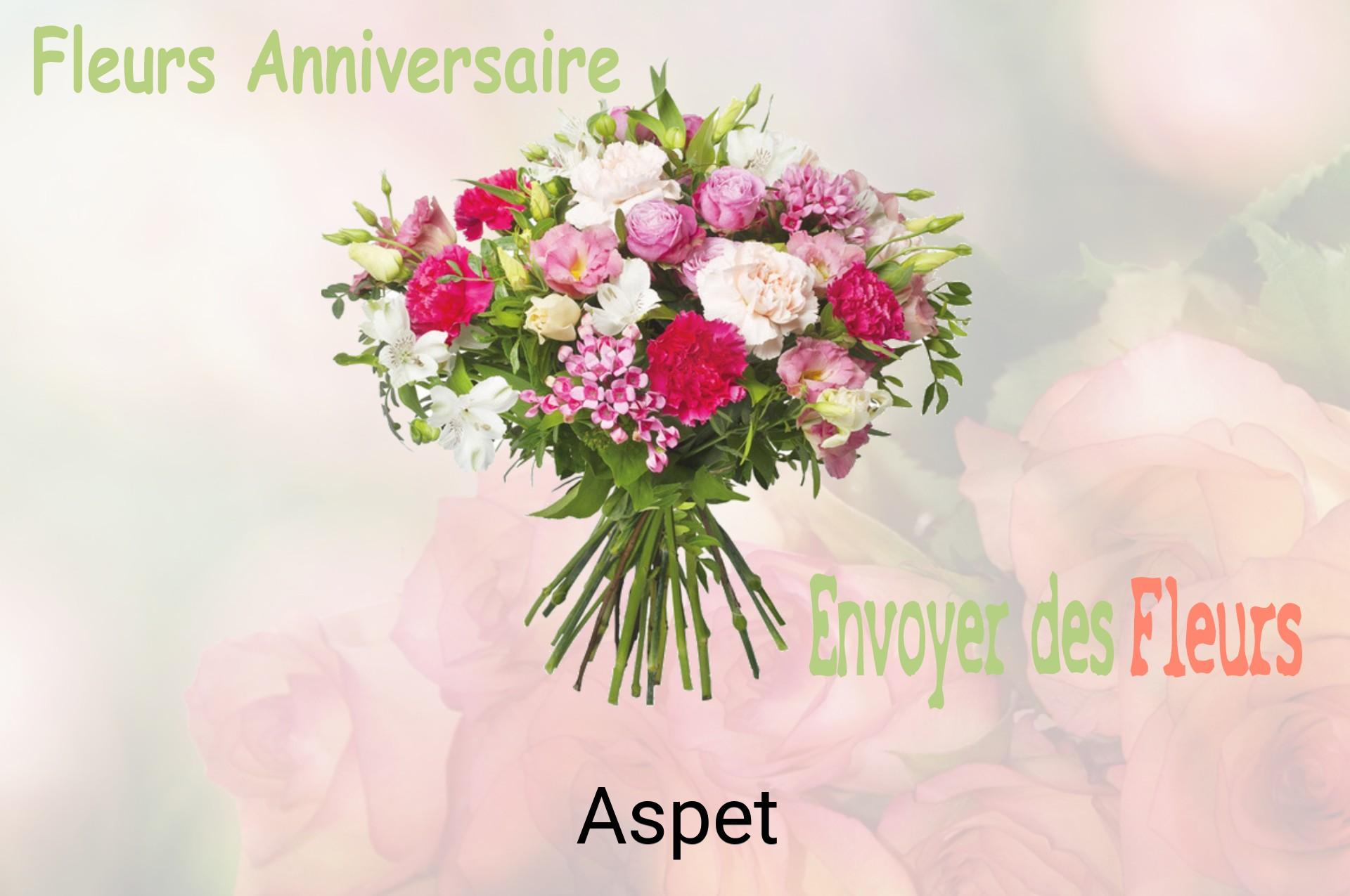 Bouquet de fleurs d’anniversaire livré à Aspet